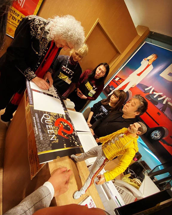 Brian May signing at Tower Records by Agent Ashley