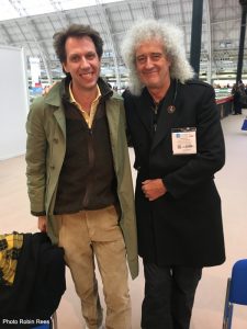 Jos Bendinelli Negrone with Brian May