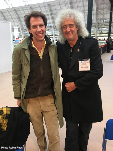 Brian May and Jos Bandinelli London Book Fair 2017