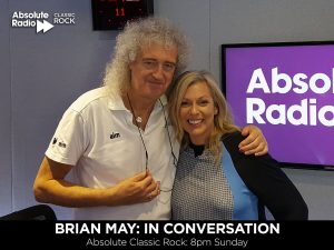 Brian May and Claire Sturgess, Absolute Radio