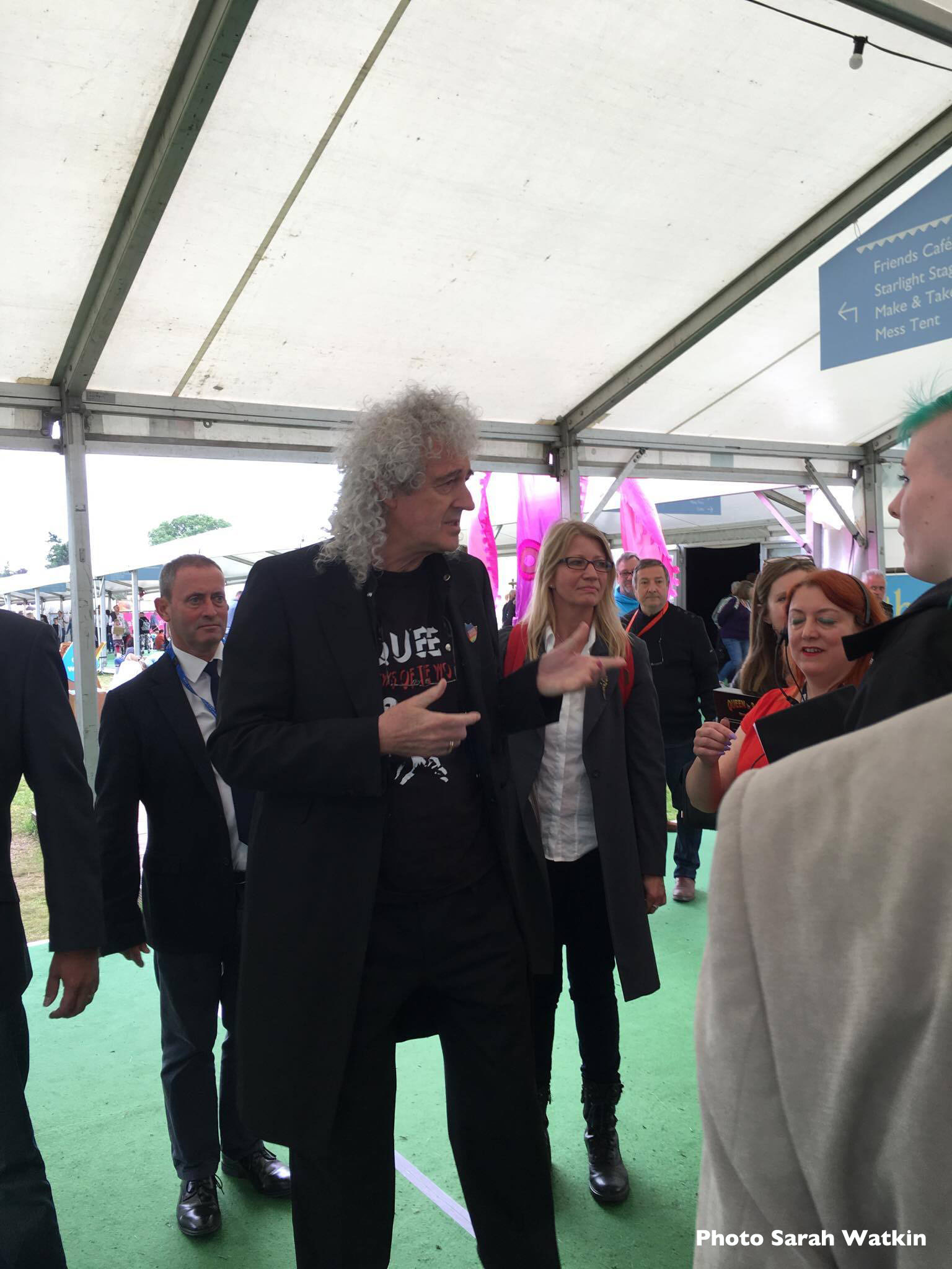 Brian May is in the building