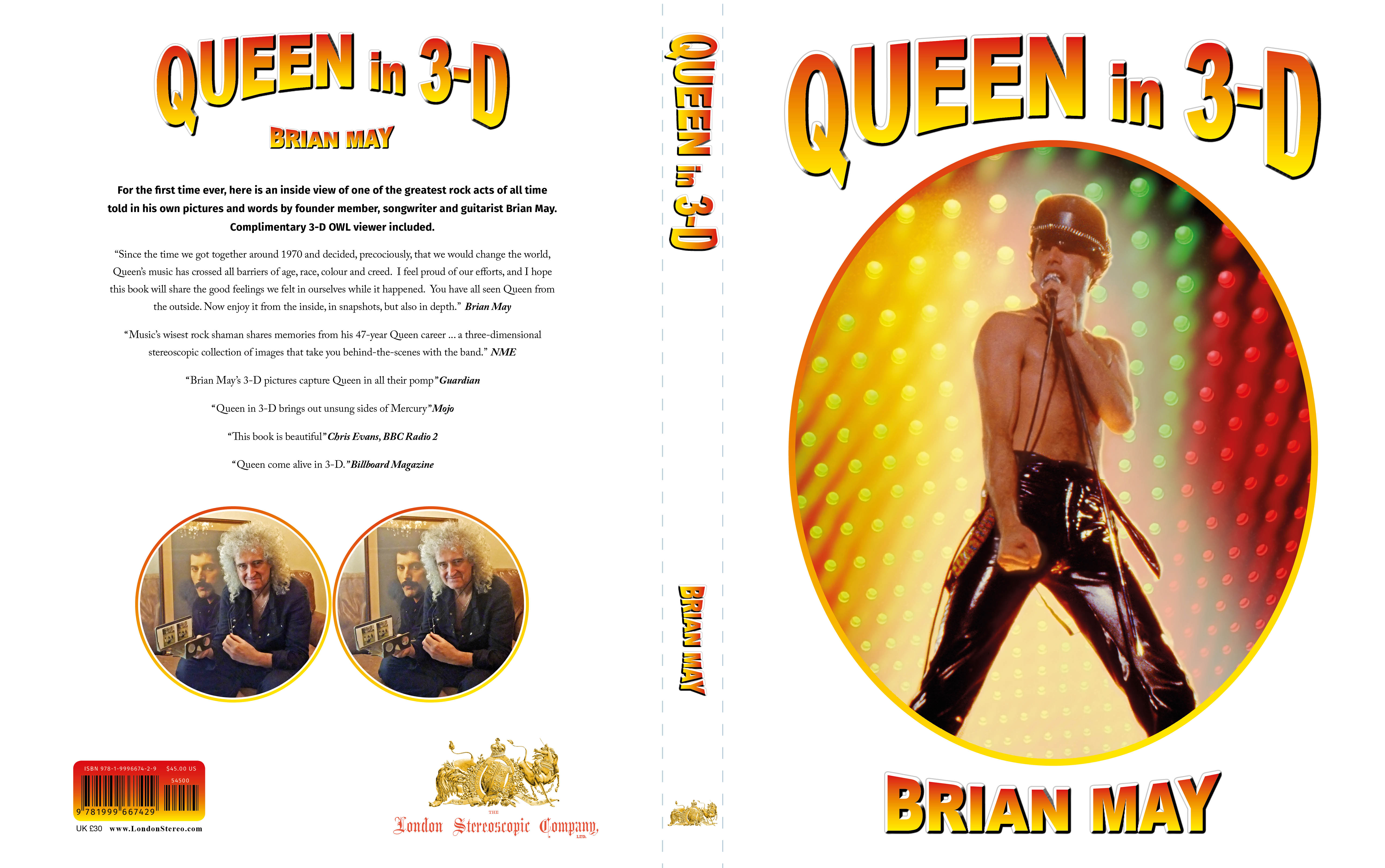Queen in 3-D Updated Edition 3d Stereoscopic Book 